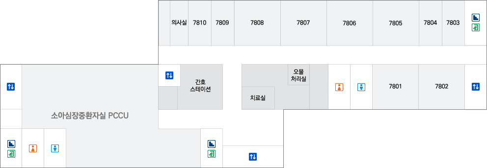 7층 원내 위치도