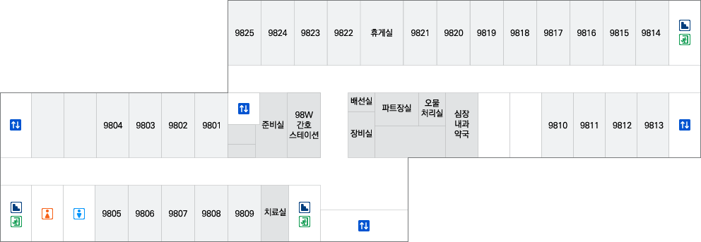 9층 원내 위치도